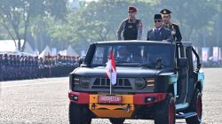 Presiden Prabowo Pimpin Upacara Peringatan ke-79 Hari Bhayangkara di Monas