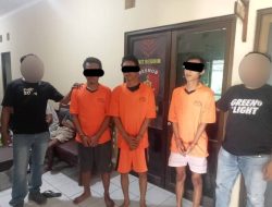 Polsek Cikande Ringkus Tiga Pelaku Pembobol Rumah Kontrakan di Serang